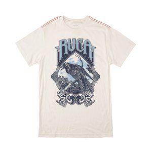 RVCA Men T-shirt White Blue Bird on a Branch New With Tags